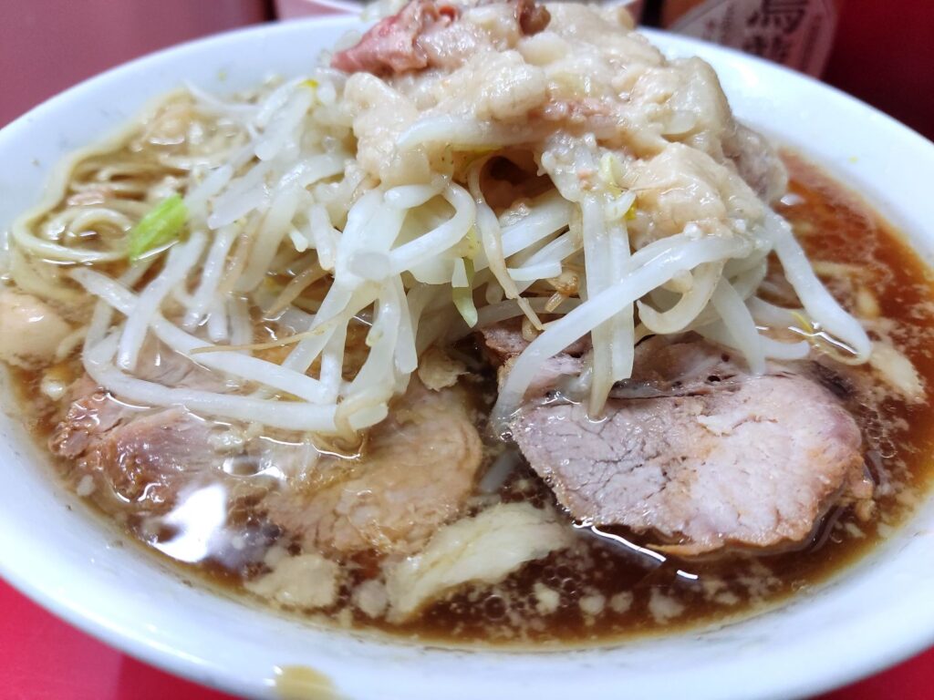 【上野毛二郎】ラーメン二郎上野毛店_小ラーメン