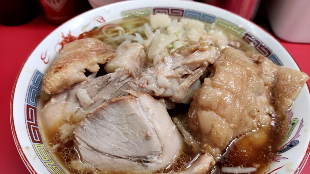 【上野毛二郎】ラーメン二郎上野毛店_ブタ
