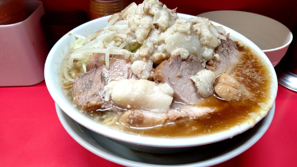 【上野毛二郎】ラーメン二郎上野毛店_ブタ重ね丼