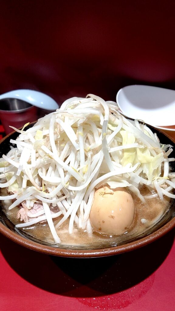 【荻窪二郎】ラーメン二郎荻窪店_デフォ味玉