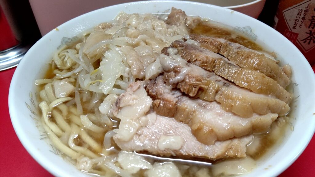 【上野毛二郎】ラーメン二郎上野毛店_ブタ_神豚
