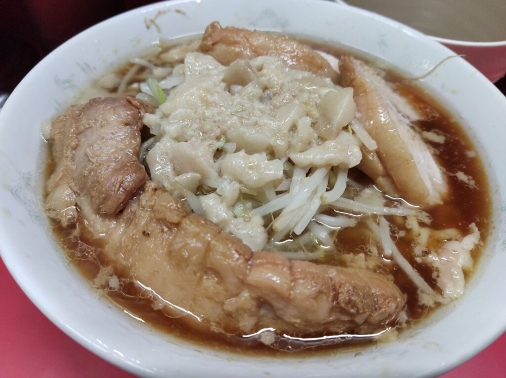 【上野毛二郎】ラーメン二郎上野毛店_ハイパワーブタ
