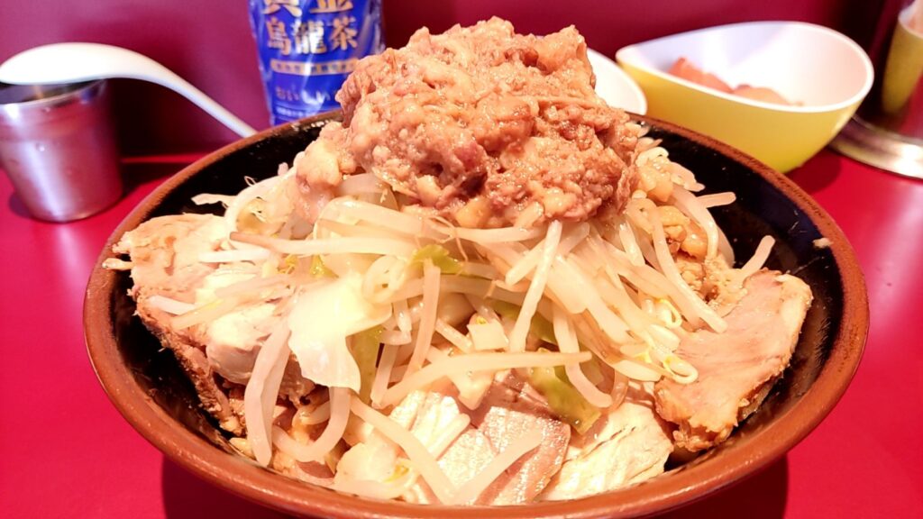 【荻窪二郎】ラーメン二郎荻窪店_つけ麺味汁なし