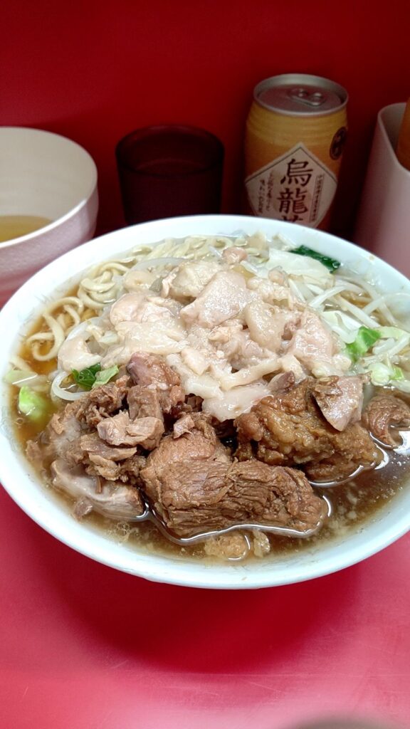 【上野毛二郎】ラーメン二郎上野毛店_味染みブタ