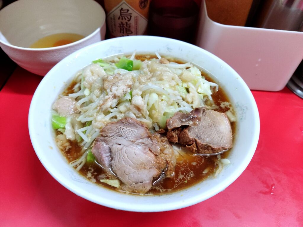 【上野毛二郎】ラーメン二郎上野毛店_小ラーメン
