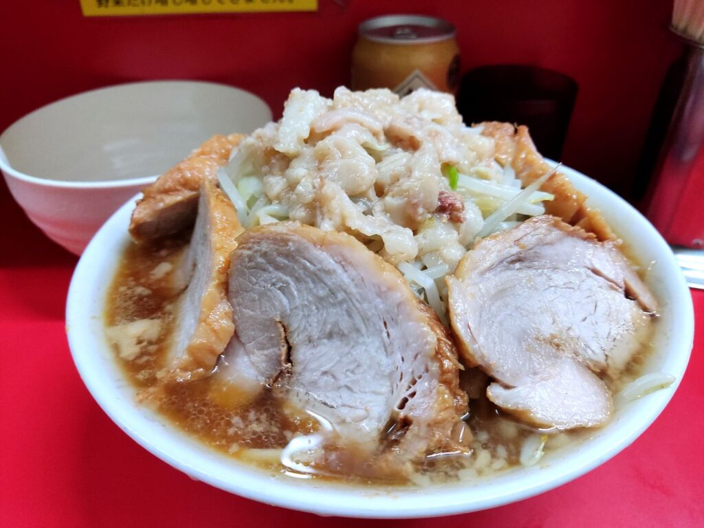 【上野毛二郎】ラーメン二郎上野毛店_ブタ