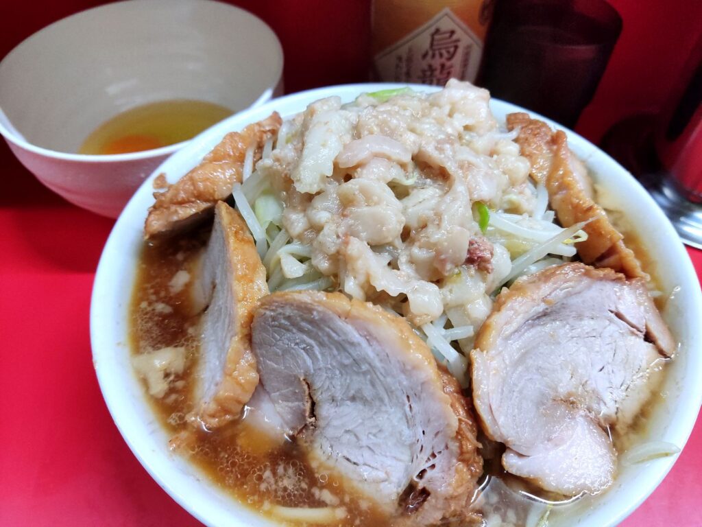 【上野毛二郎】ラーメン二郎上野毛店_ブタ1