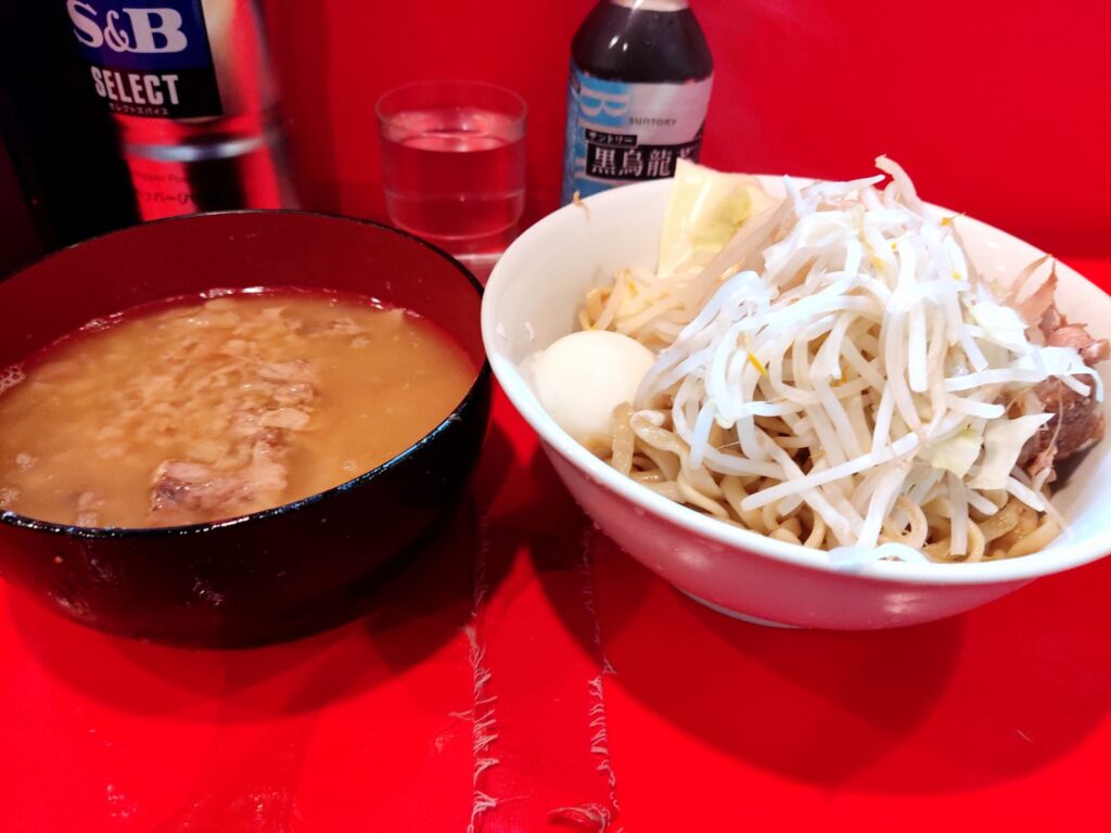 【府中二郎】ラーメン二郎府中店つけ麺ブタオンチー