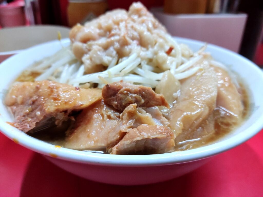 【上野毛二郎】ラーメン二郎上野毛店臨時休業前食レポ(8月1日)2