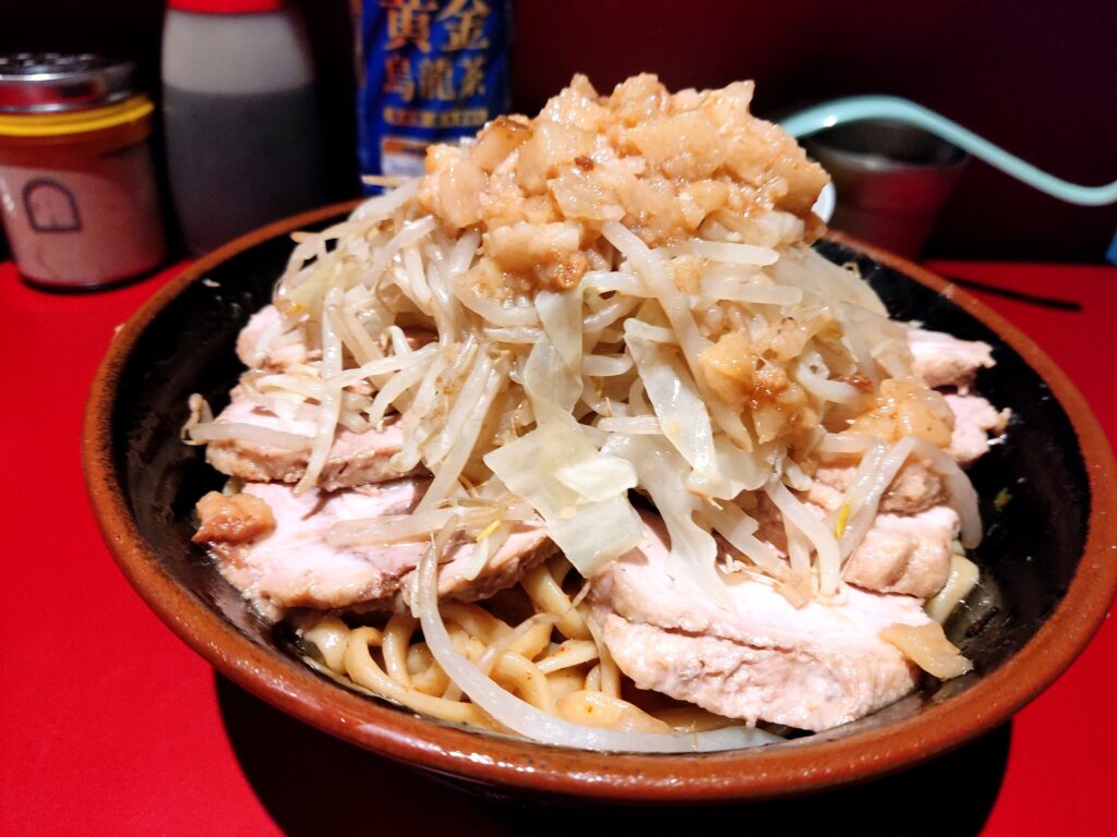 【荻窪二郎】ラーメン二郎荻窪店つけ麺味アブラーメン_0826
