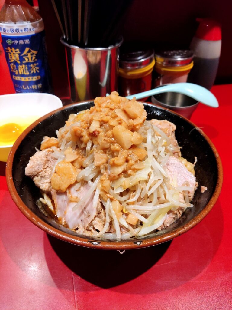 【荻窪二郎】ラーメン二郎荻窪店_荻窪二郎つけ麺味アブラーメントッピング画像