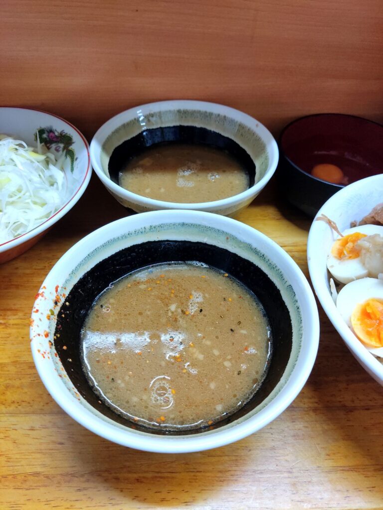 【立川二郎】ラーメン二郎立川店二筒つけ麺リャンピンつけ麺